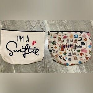 Taylor Swift “I’m a Swiftie” makeup or pencil bag/Pouch bundle